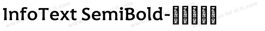 InfoText SemiBold字体转换